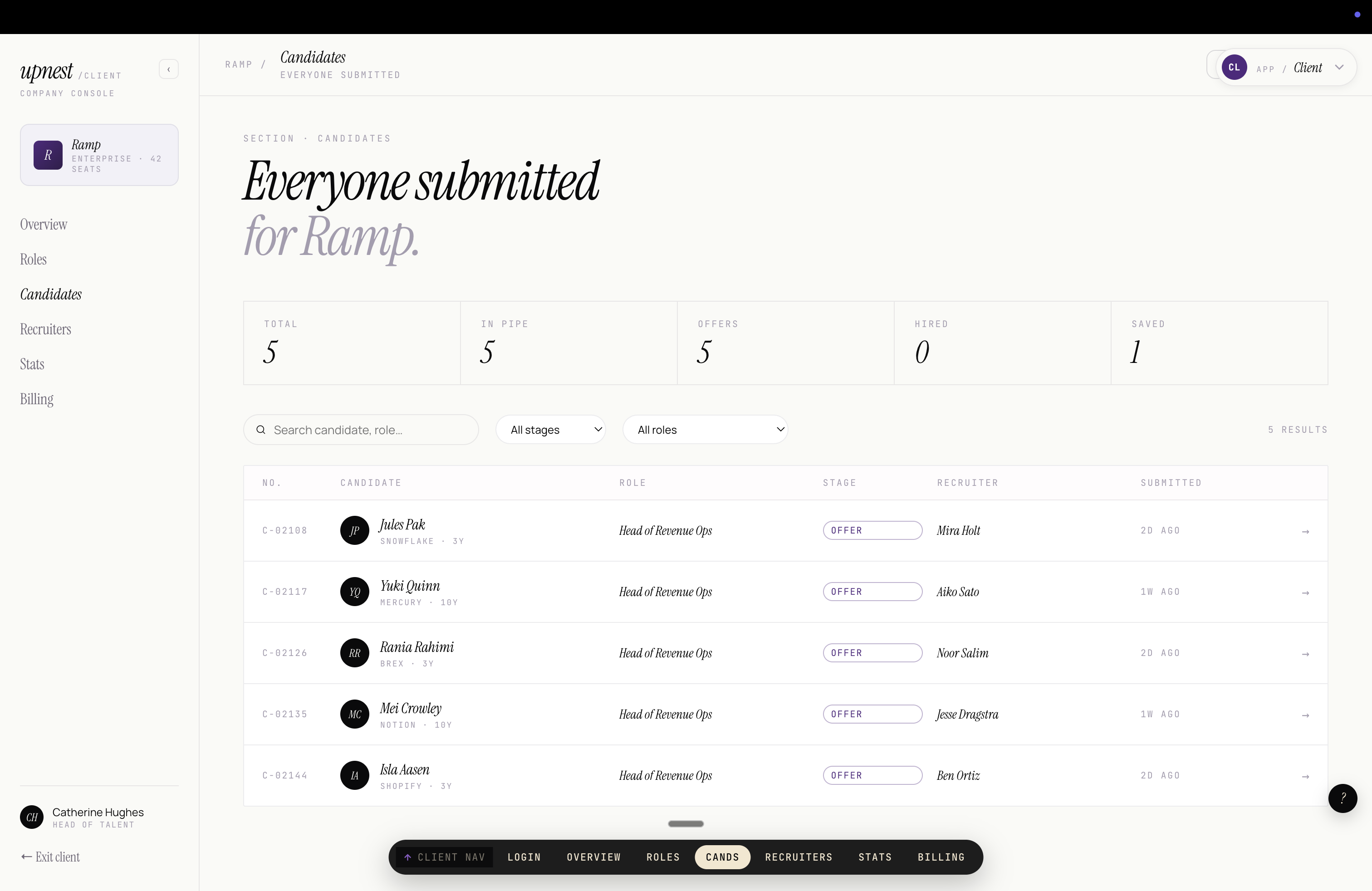 Upnest app